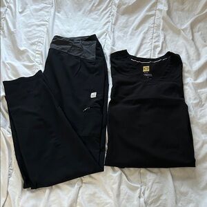 WonderWink Women's Black Scrub Set